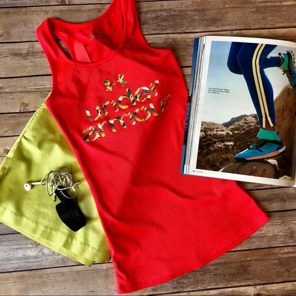 🌸3/$15 Under Amour Heat Gear Coral Tank